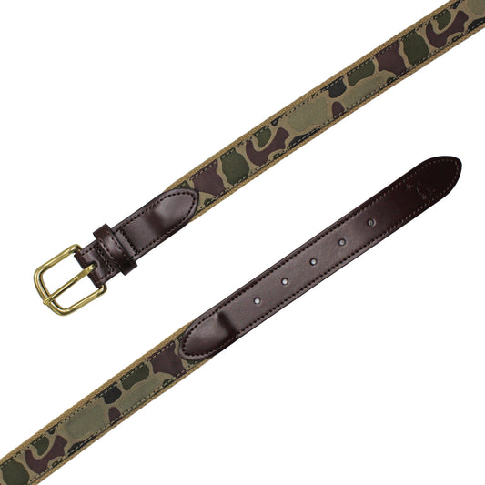 Local Boy Ribbon Belt, Brush Camo