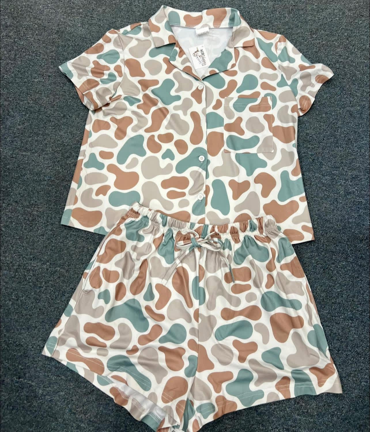Camo Pajama Set
