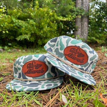 Classic Leather Patch Rope Hat, Marsh