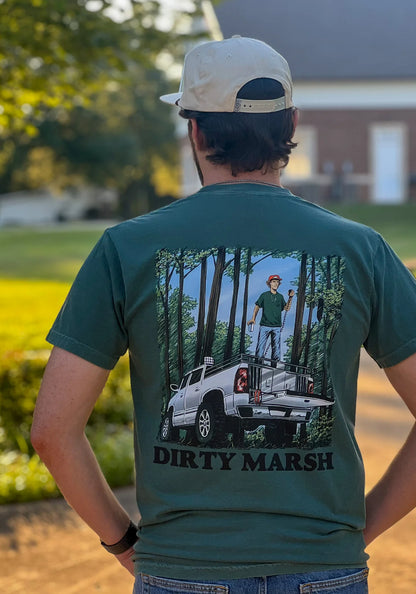 Marshall On Da Box Short Sleeve, Blue Spruce