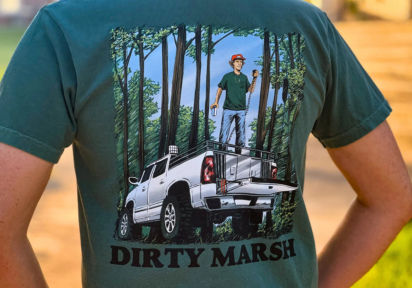 Marshall On Da Box Short Sleeve, Blue Spruce