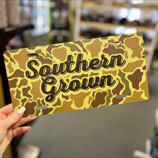 License Plate, SG Brown