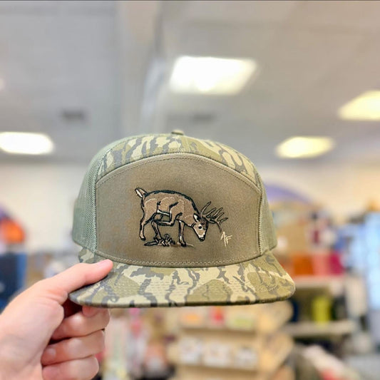 American Fetcher, 7 Panel Making A Scrape, Bottomland