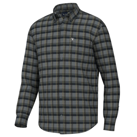 Shaffer Stretch Flannel, Blue/Charcoal/Sage