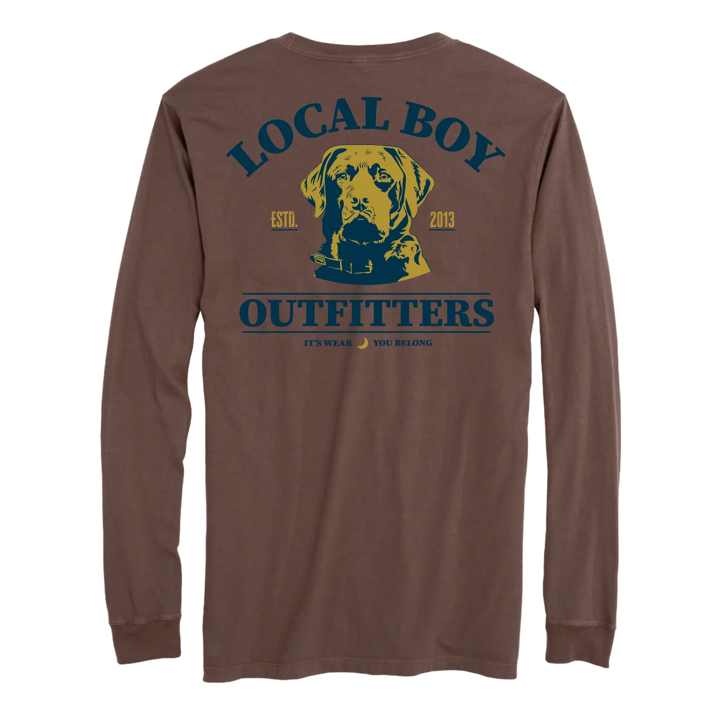 Youth Buster Long Sleeve Tee, Espresso