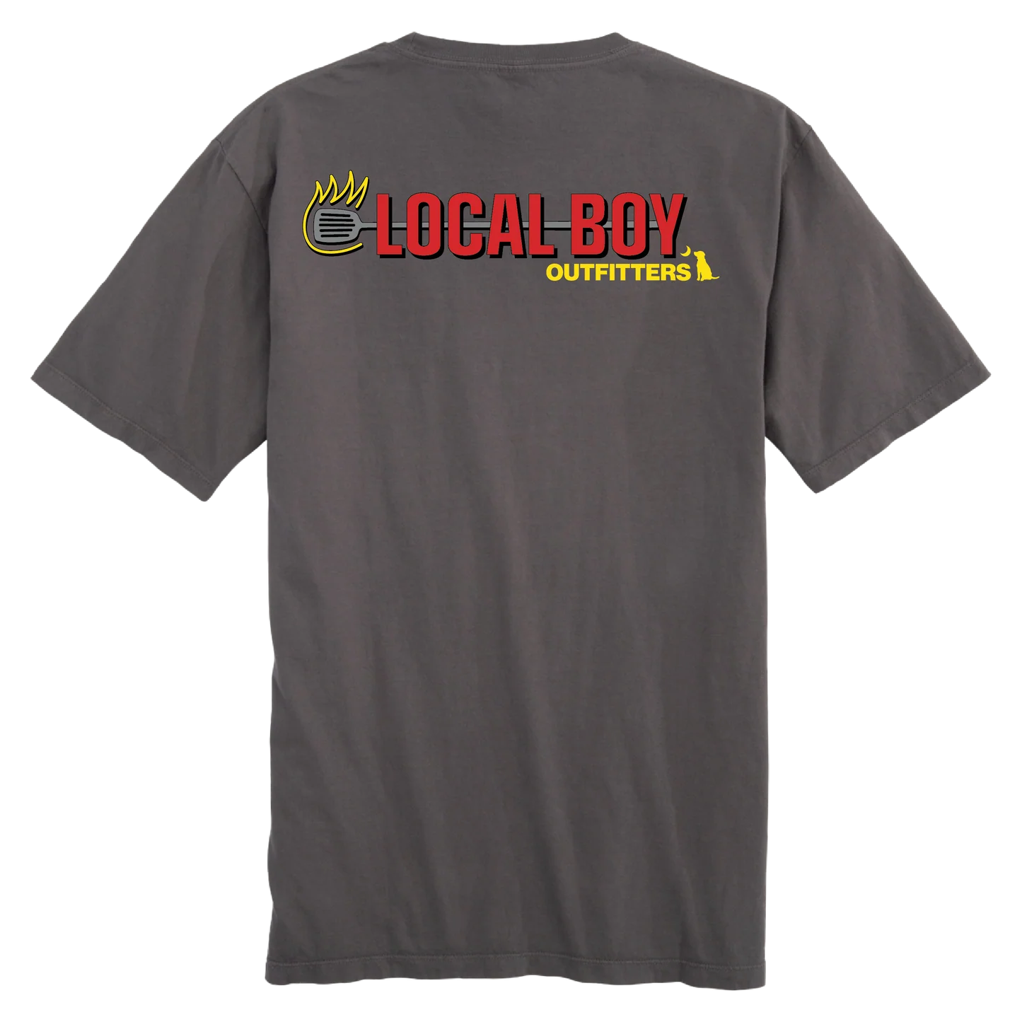 Local Grill Short Sleeve Tee, Gray