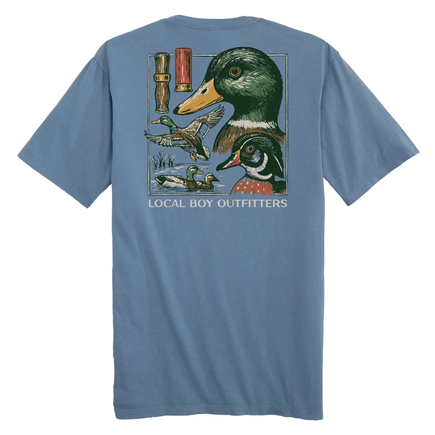 Duck Species Short Sleeve Tee, Slate