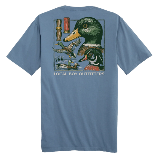 Duck Species Short Sleeve Tee, Slate