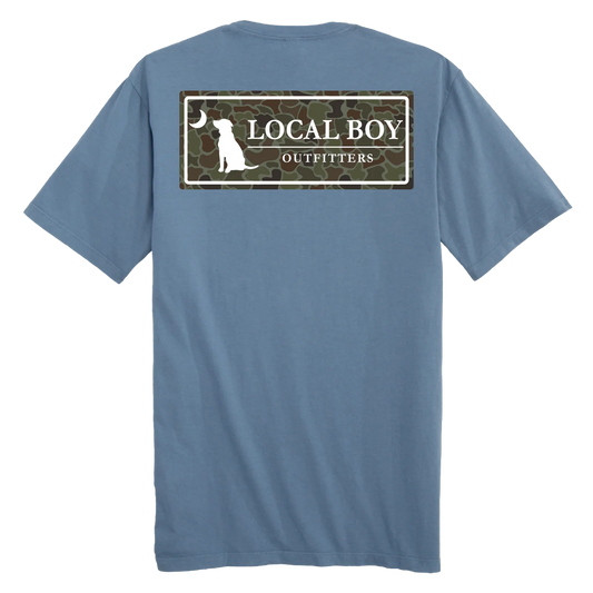 Localflage OD Plate Short Sleeve Tee, Slate