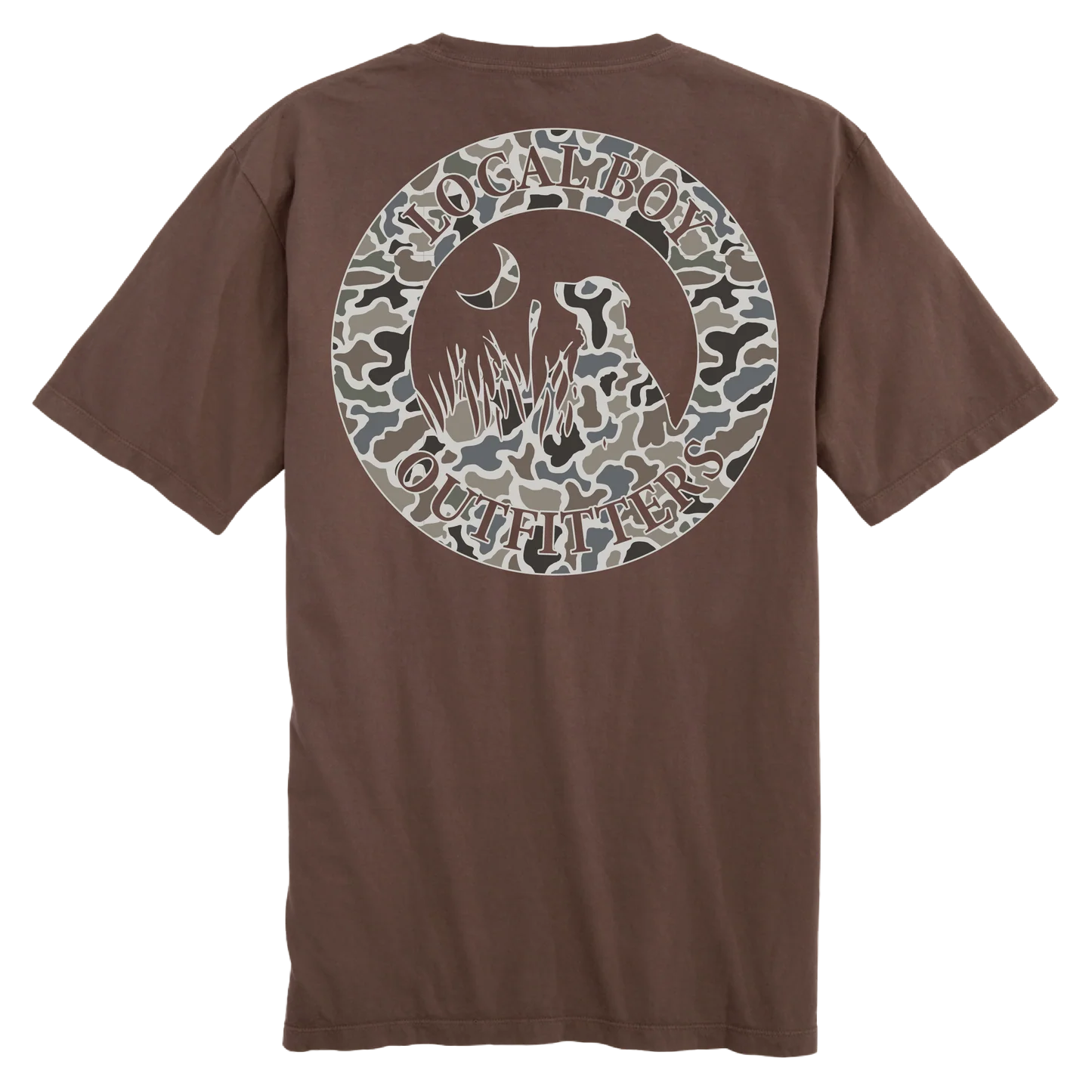Original Localflage Short Sleeve Tee, Espresso