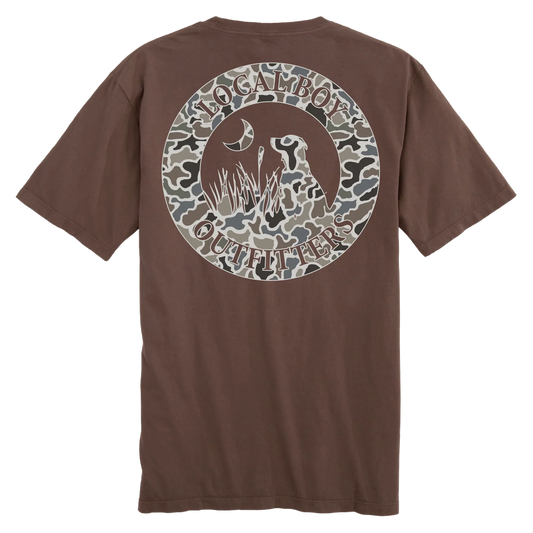 Original Localflage Short Sleeve Tee, Espresso