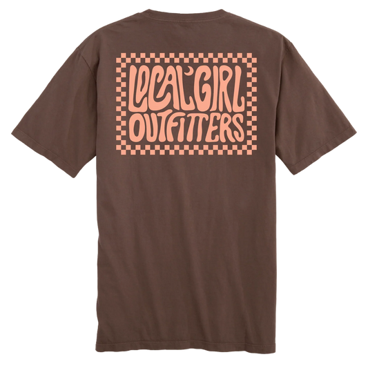 LG Checkered Charm Short Sleeve Tee
