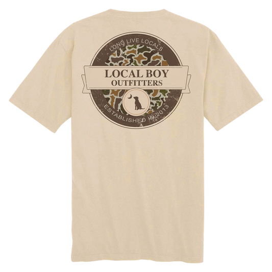 Toddler Vintage Sphere SS Tee, Latte