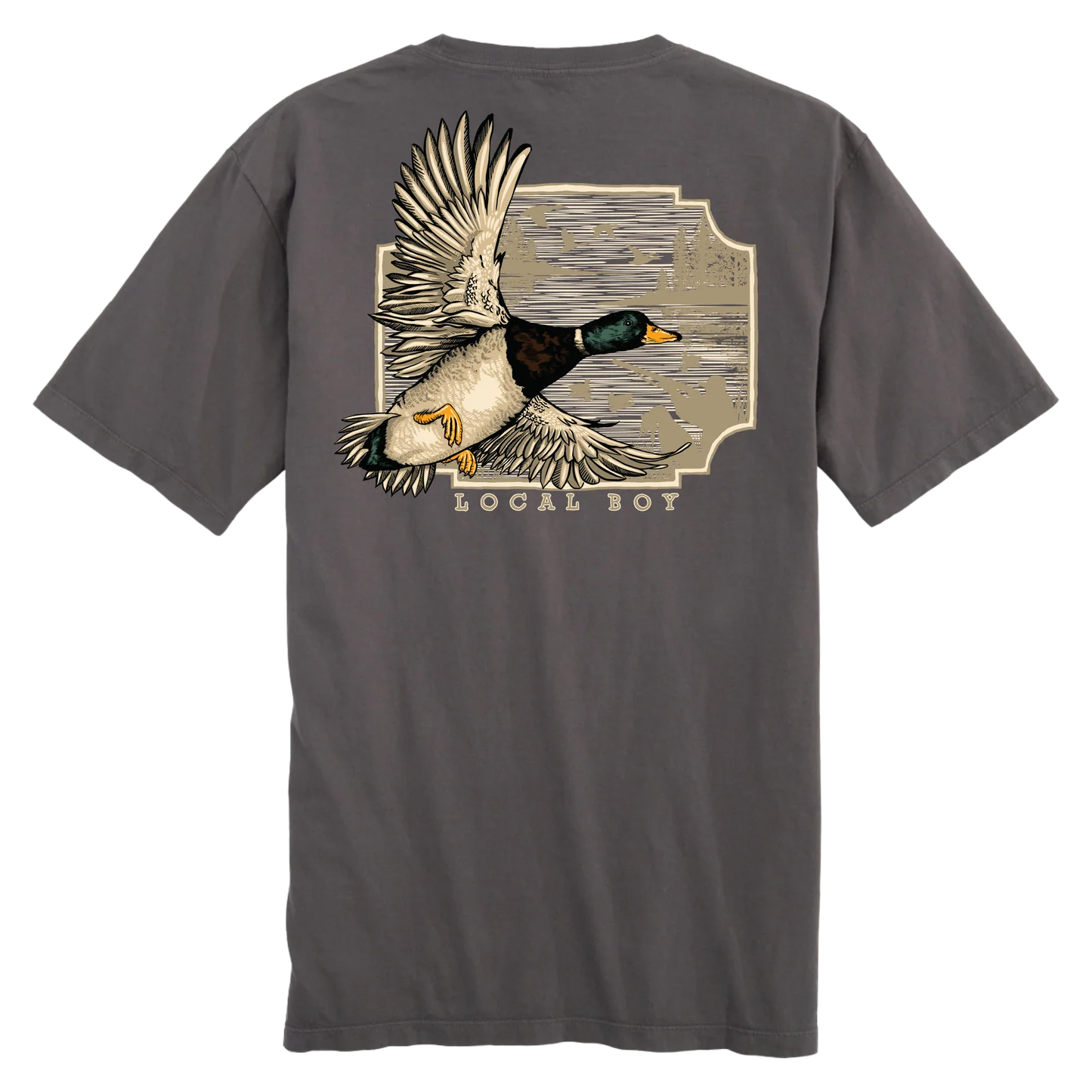 Toddler Greenhead Flight SS Tee, Gray