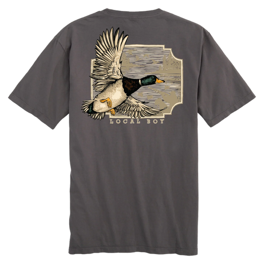 Toddler Greenhead Flight SS Tee, Gray