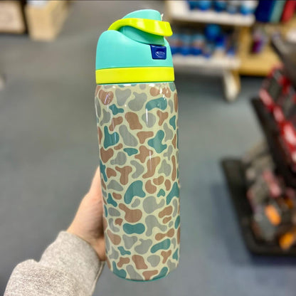 Camo Stainless Steel Water Bottle