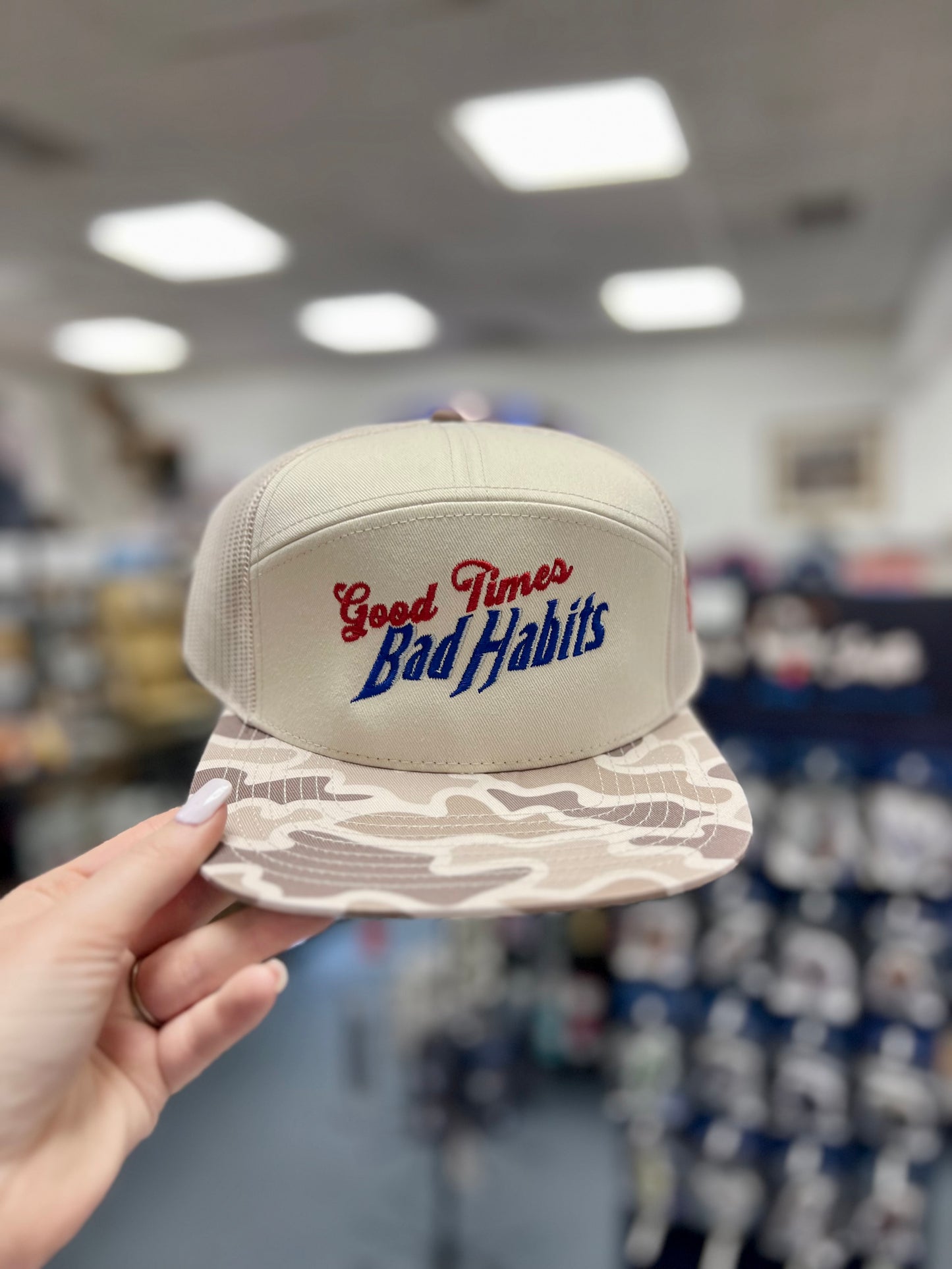 Good Times Bad Habits 7 Panel Desert/Natural