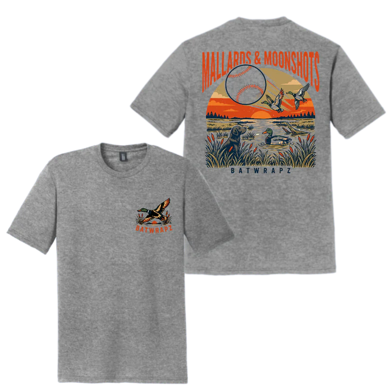 Mallards and Moonshots Short Sleeve, Grey