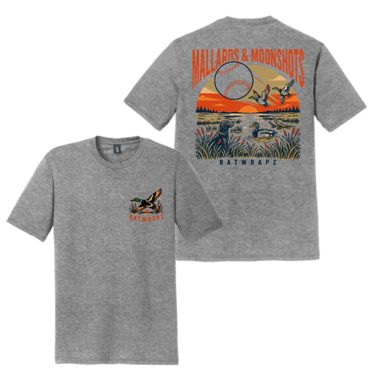 Mallards and Moonshots Short Sleeve, Grey