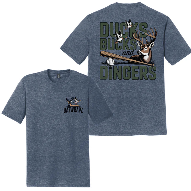Duck Bucks Dingers Short Sleeve, Navy