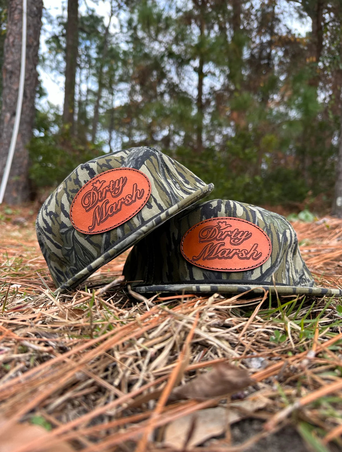 Classic Leather Patch Rope Hat, Treestand