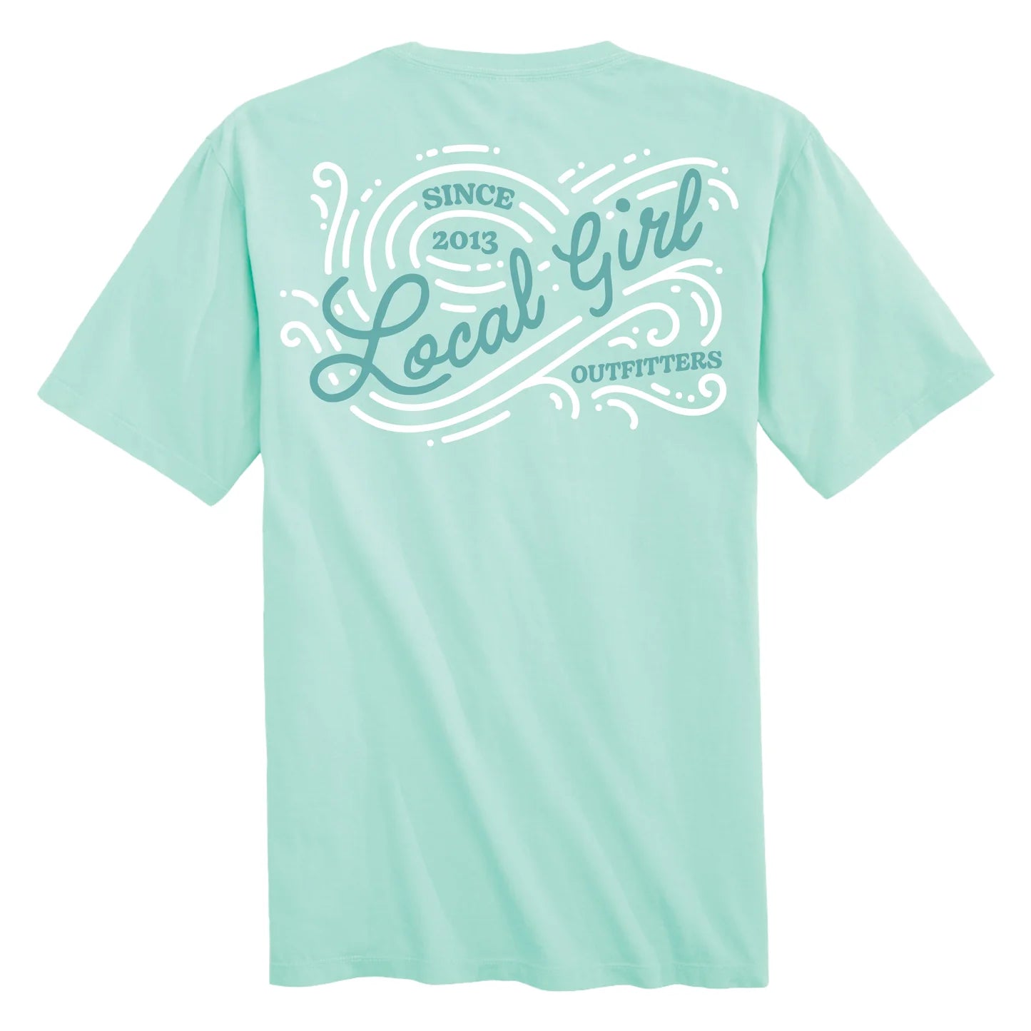 Local Girl LG Ocean Wave SS Tee