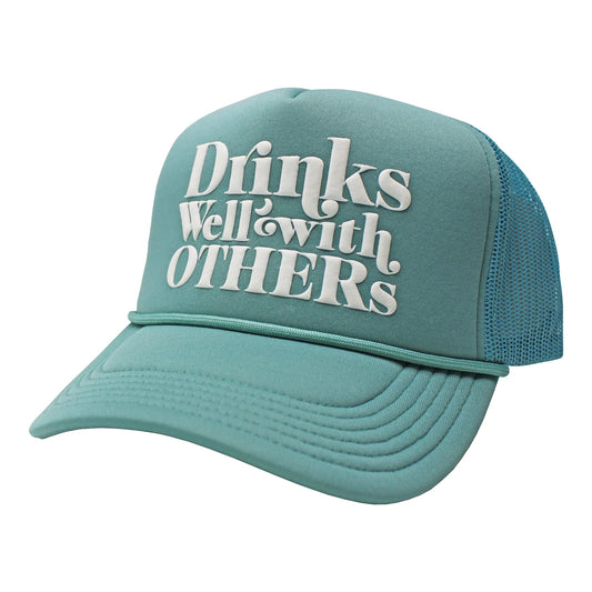 Local Girl LG Drinks Well Foam Trucker Hat
