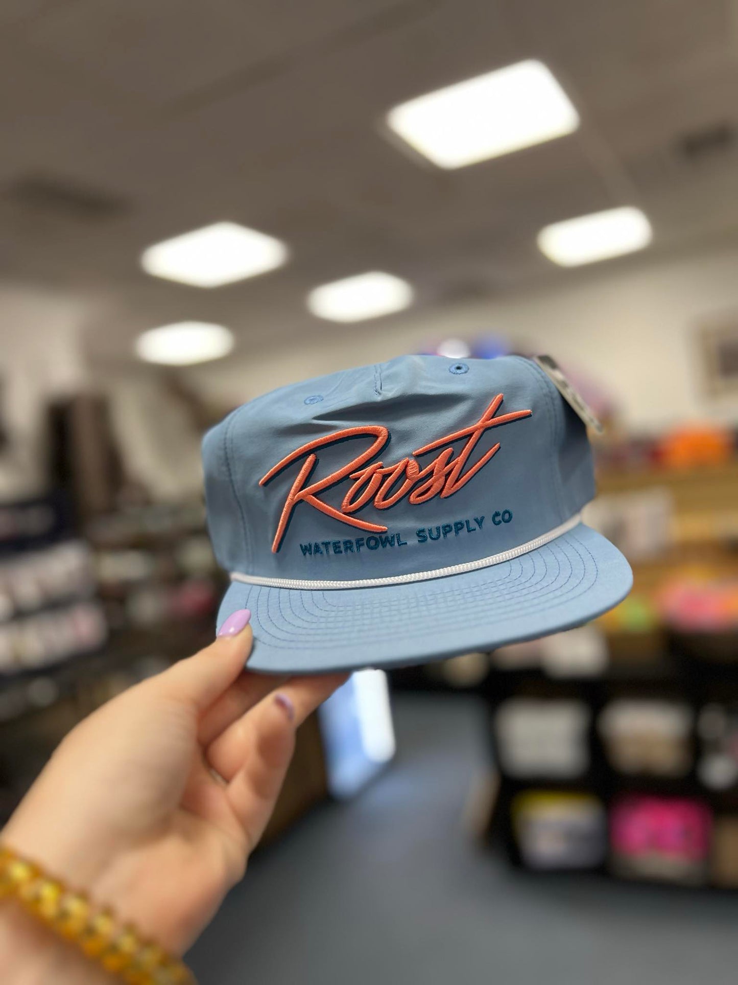 Roost Script Logo Rope Hat