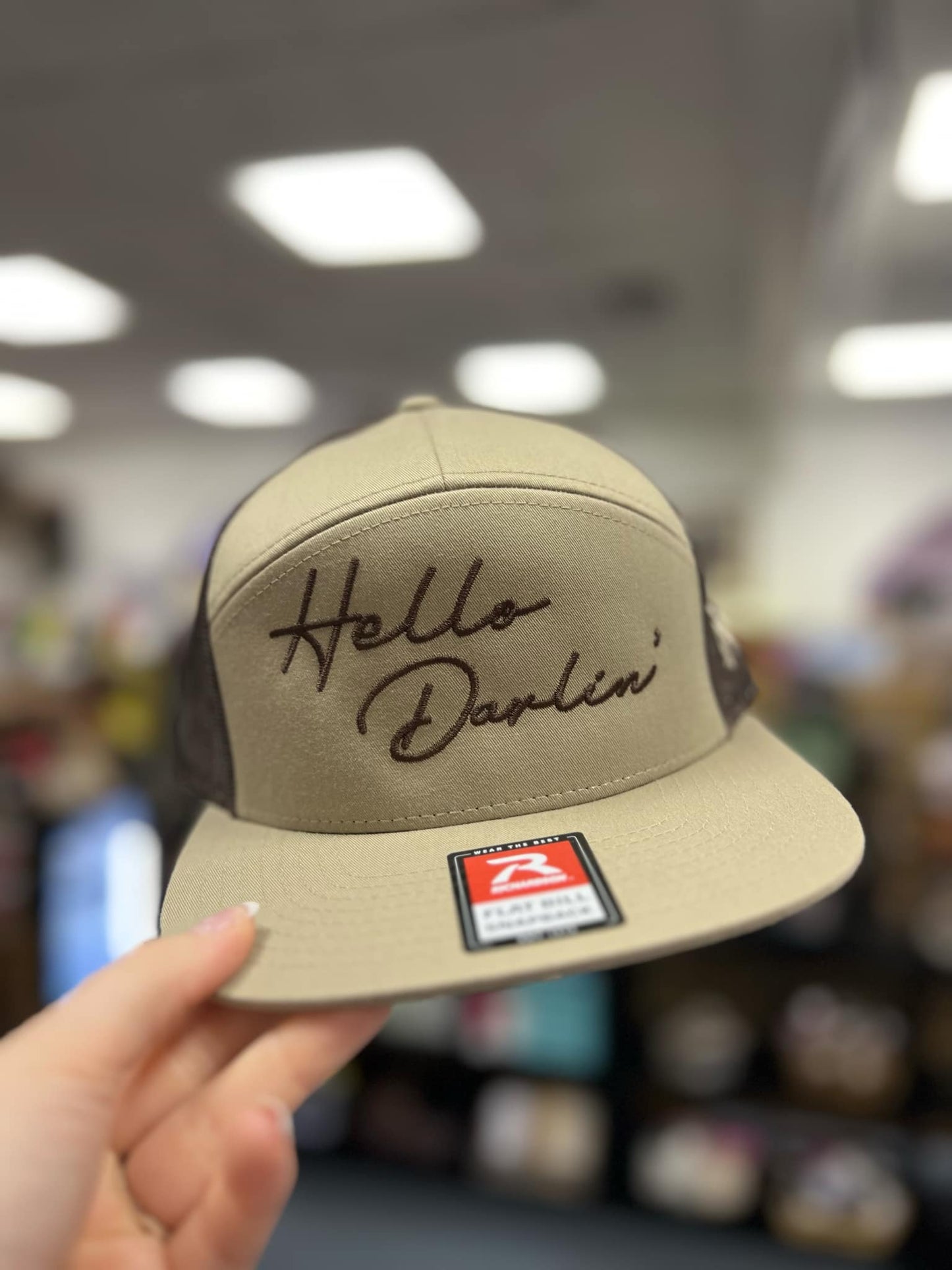 Hello Darlin' Cap, 168 Khaki/Coffee