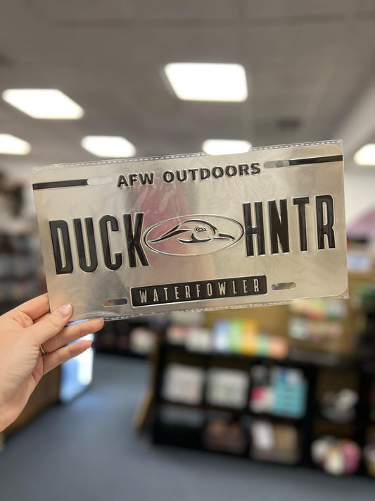 AFW Duck Hunter License Plate