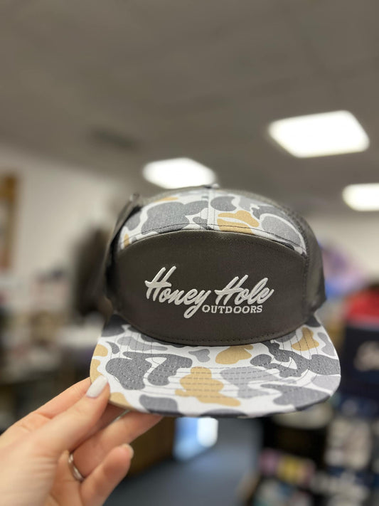 7 Panel Flatbill, Heritage Smoke Camo