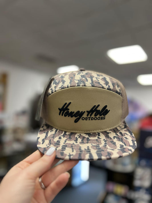 7 Panel Flatbill, Heritage Duck Boat Camo