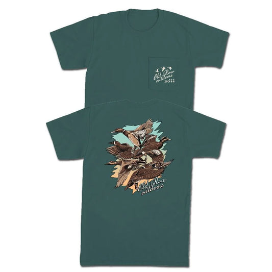 The Five Ducks Pocket Tee, Moss