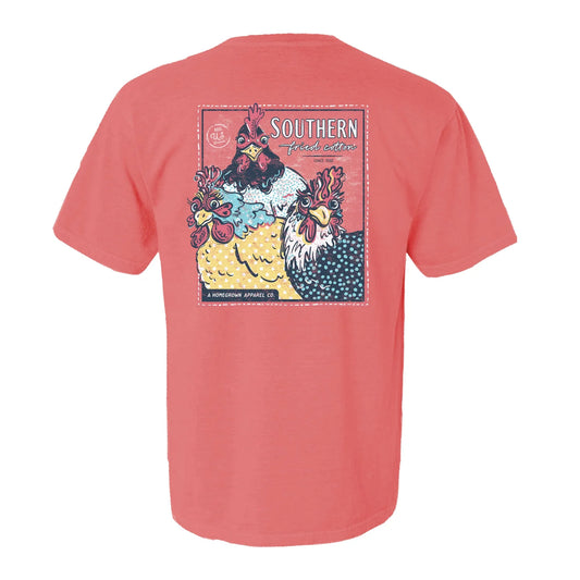 Barnyard Beauties Short Sleeve Tee, Watermelon