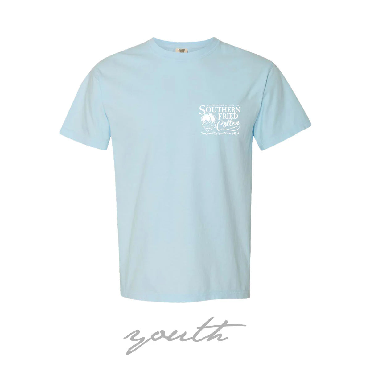 Youth Boots and Bows Short Sleeve, Chambray