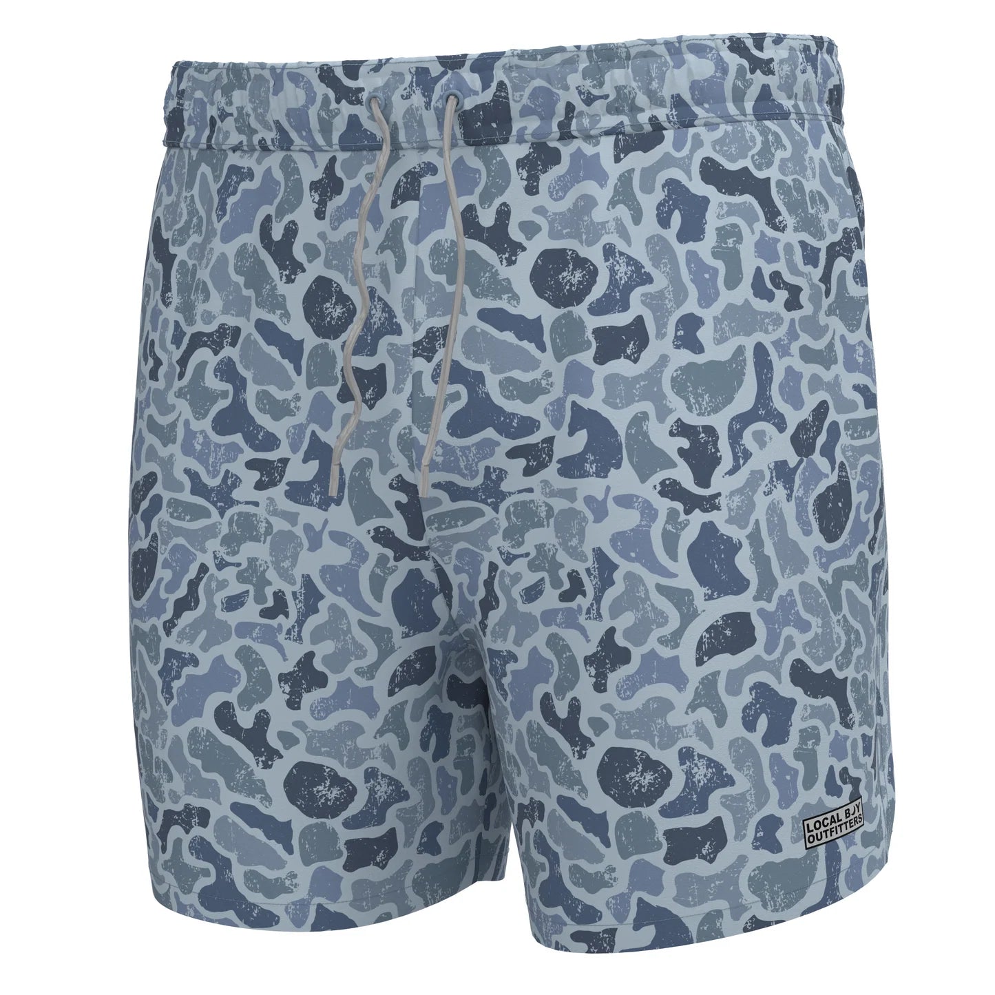 Youth Bayview Swim Trunks, Distressed LCF Cobalt