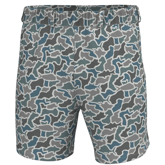 Youth Volley Shorts, Fish Camo