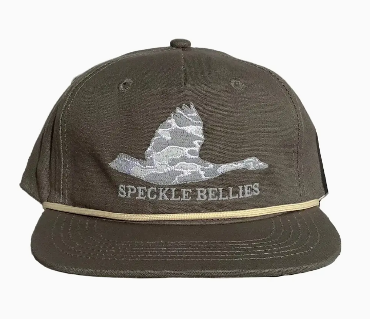 SB Duck Camo Goose Ghost Rope Hat, Grey