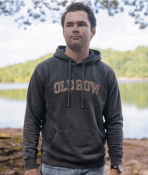 Old Row Camo Hoodie, Charcoal