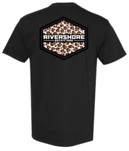 RSO Cheetah Logo Short Sleeve, Black