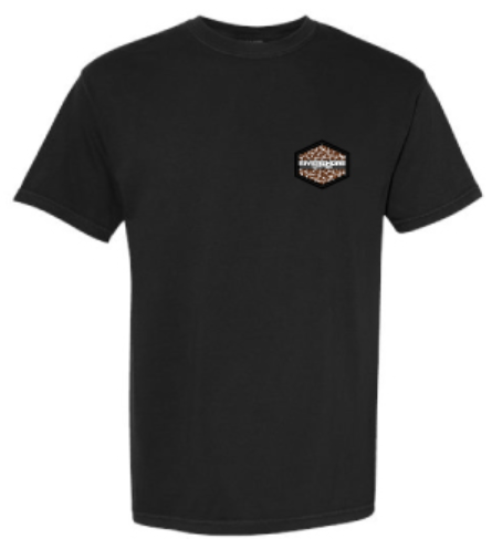 RSO Cheetah Logo Short Sleeve, Black