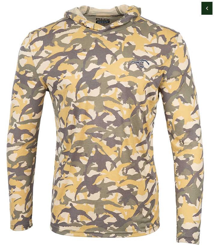 DUX Featherlight Performance Hoodie, Cupped Dux Camo