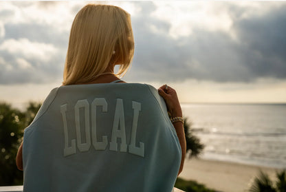 Local Girl LG Crescent Crew, Jade
