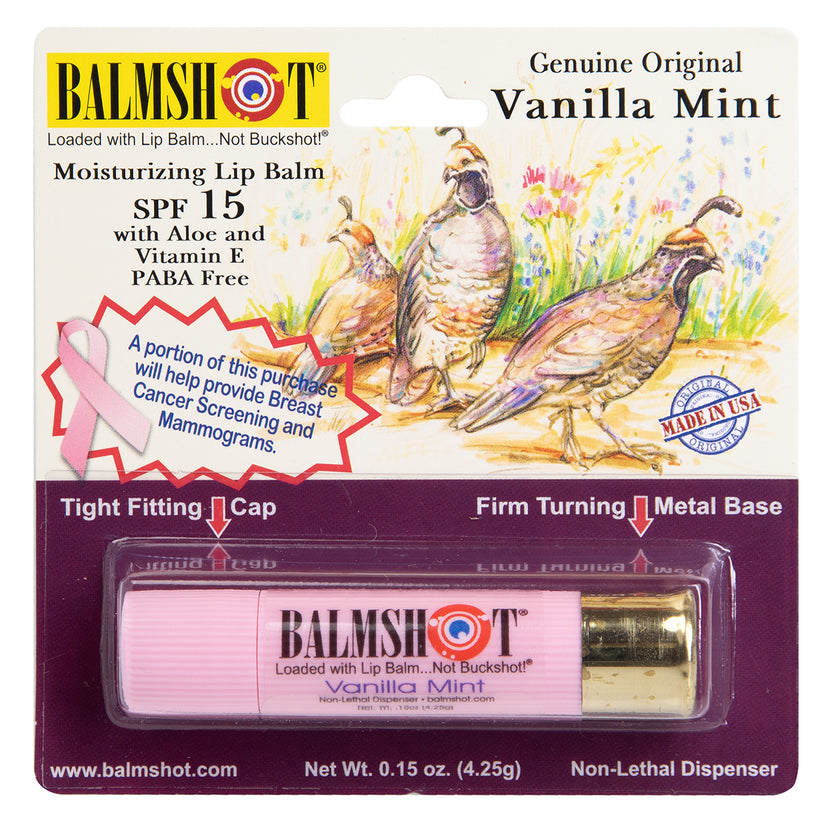 Balmshot Lip Balm, Vanilla Mint