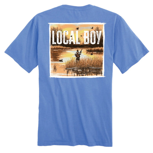 Waterfowl Watch Short Sleeve Tee, Marina