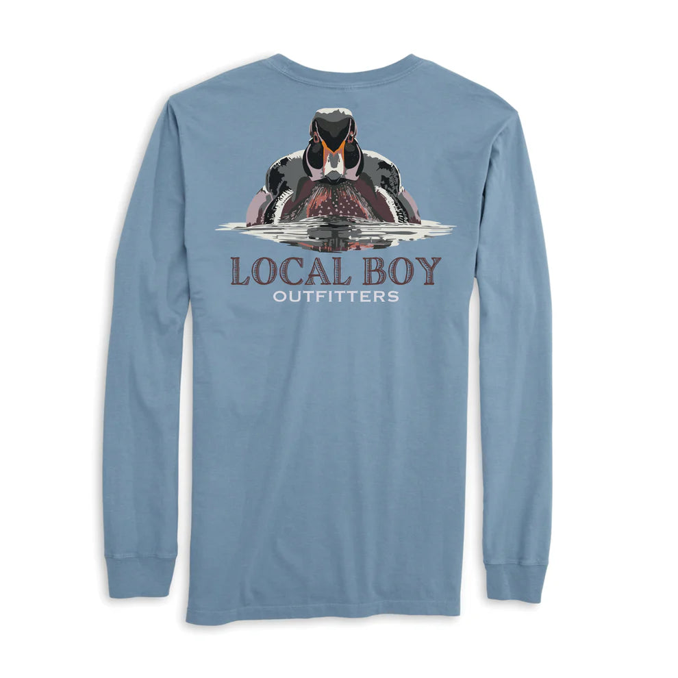 Woodrow Long Sleeve Tee, Slate