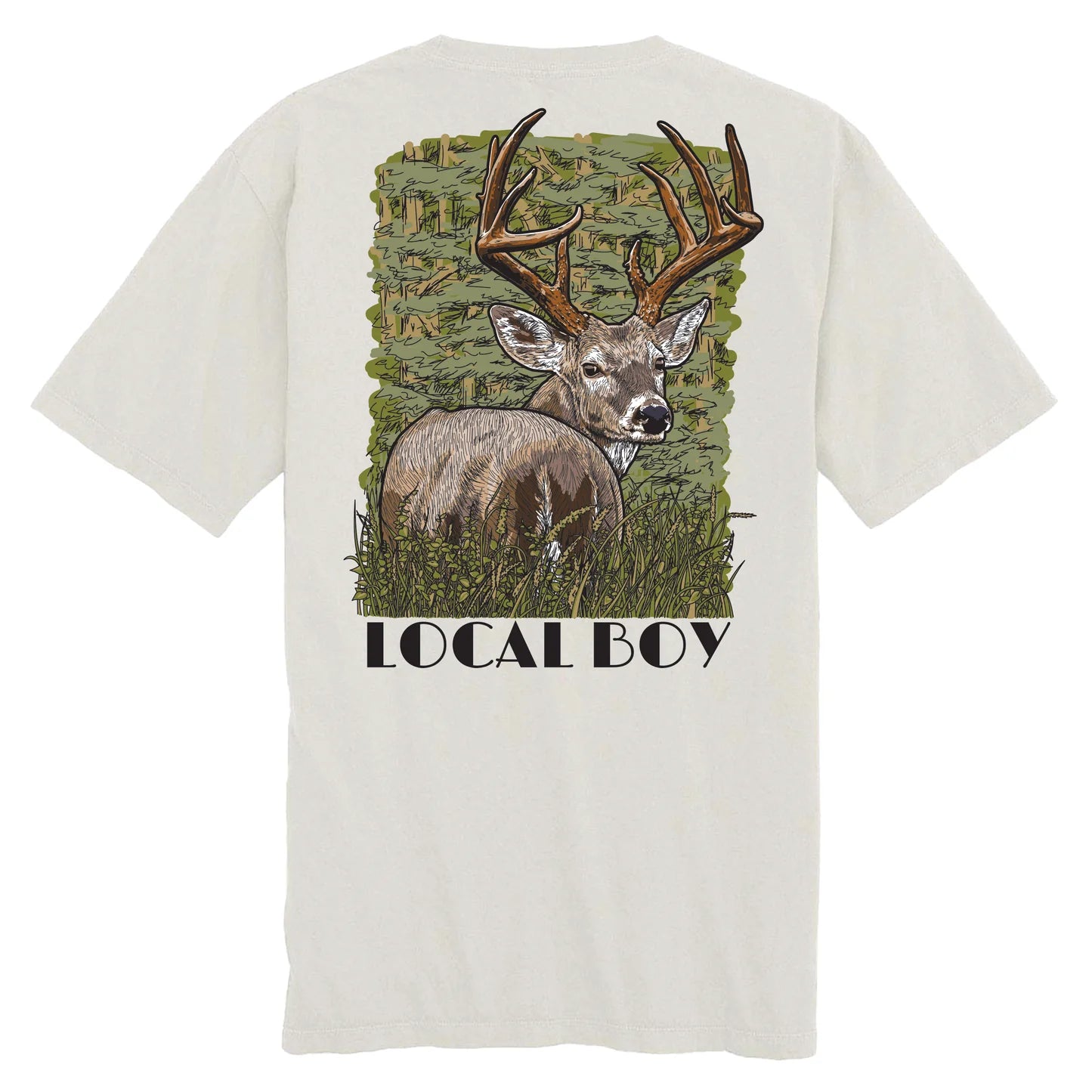 Woodstalk Short Sleeve Tee, Silver
