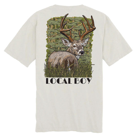 Woodstalk Short Sleeve Tee, Silver