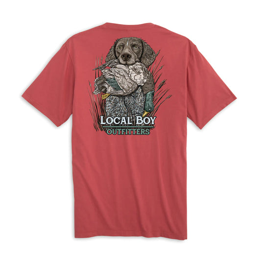 Youth GSP Retrieve Short Sleeve Tee, Brick