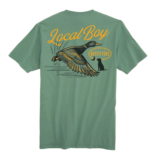 Toddler Moonlit Mallard Short Sleeve Tee, Light Green
